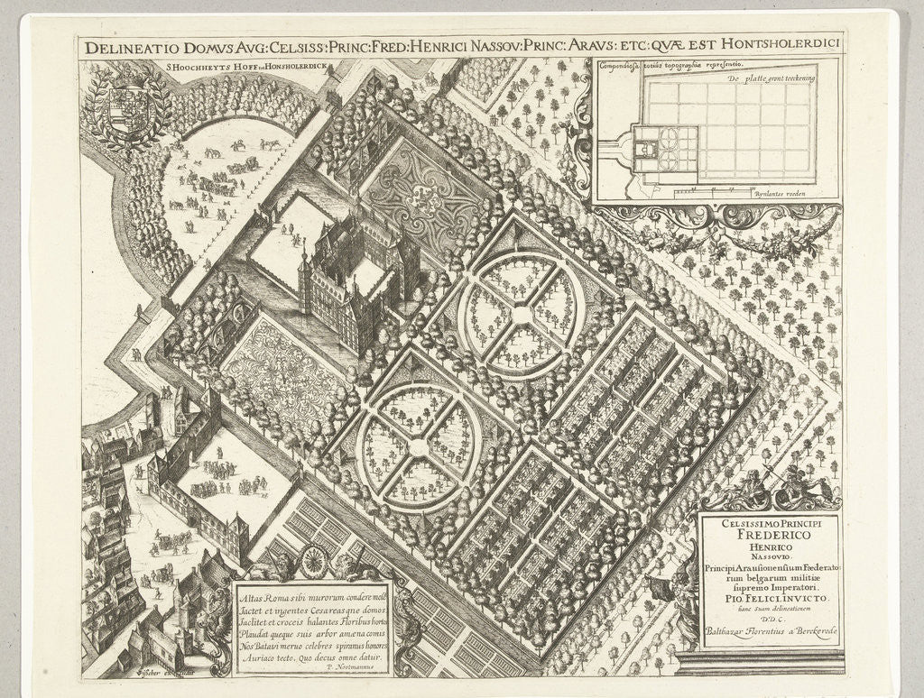 Detail of Honselaarsdijk at a glance The Netherlands by Anonymous