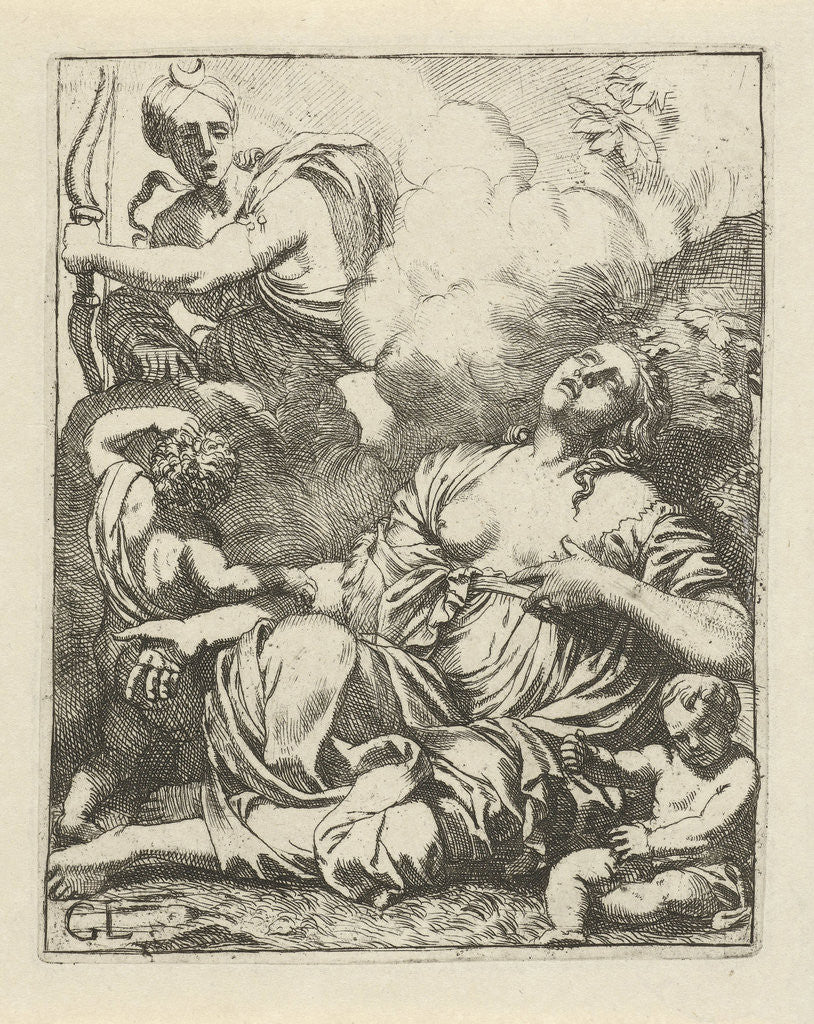 Detail of Niobe punished for her pride by Gerard de Lairesse