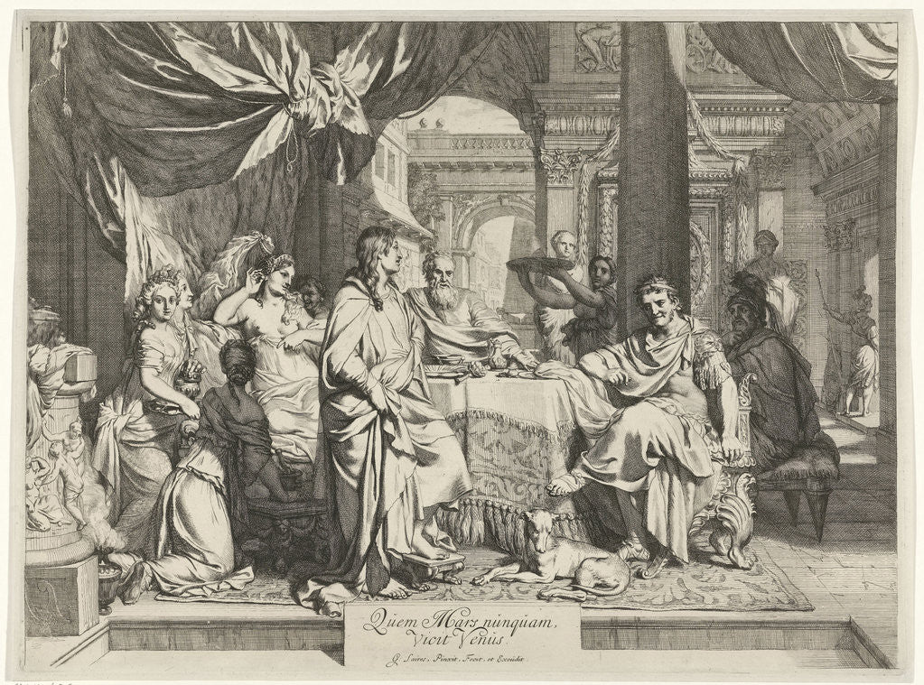 Detail of Feast of Cleopatra by Gerard de Lairesse