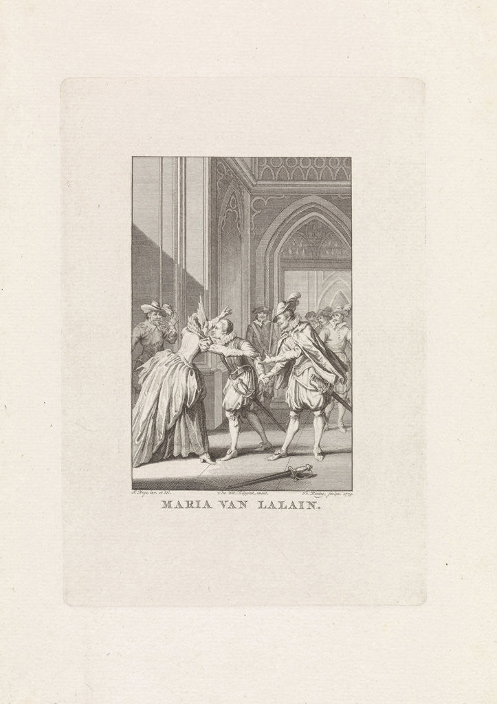 Detail of Maria van Lalain by David Klippink