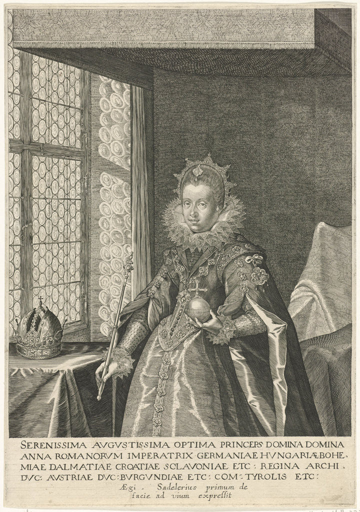 Detail of Portrait of Anna by Anonymous