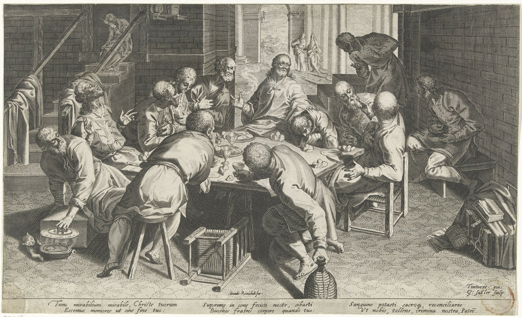 Detail of Last Supper by Donato Rasciotti