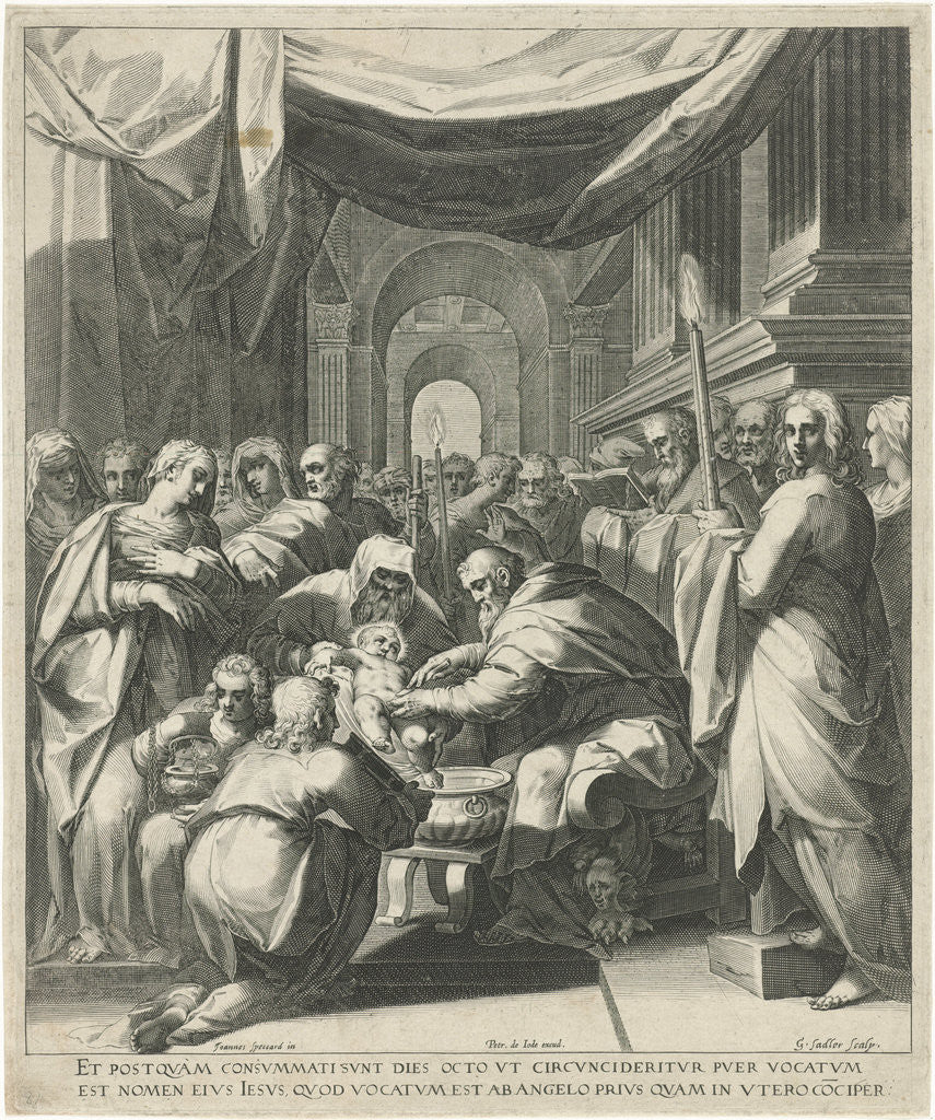 Detail of Circumcision of Christ by Pieter de Jode I