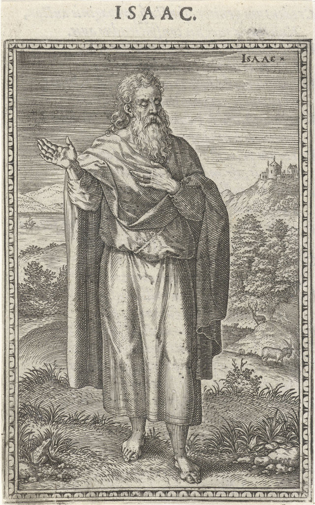 Detail of Isaak by Christoffel Plantijn