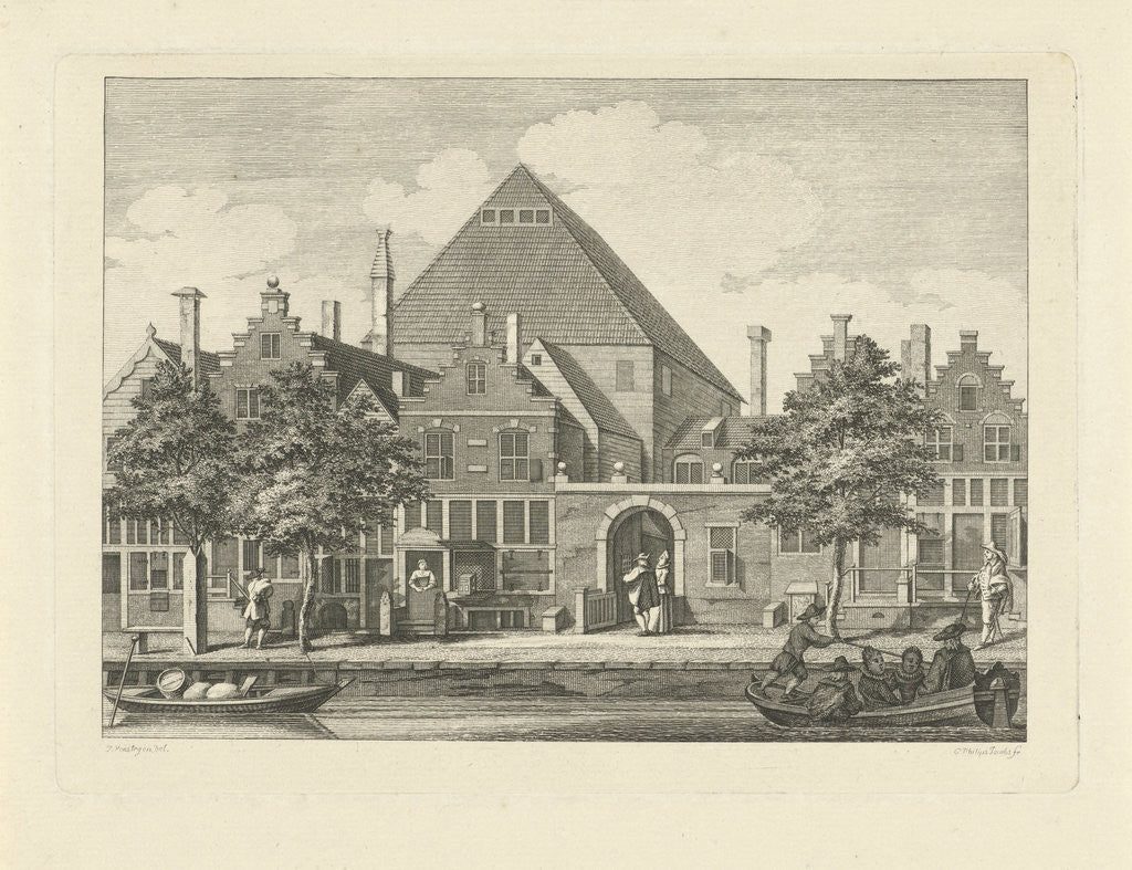 Detail of View of the First City Theatre by Anonymous