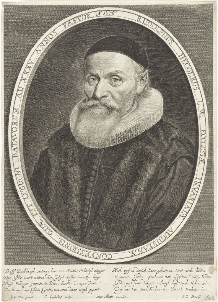 Detail of Portrait of Rudolph Hegger by Hugo Allard