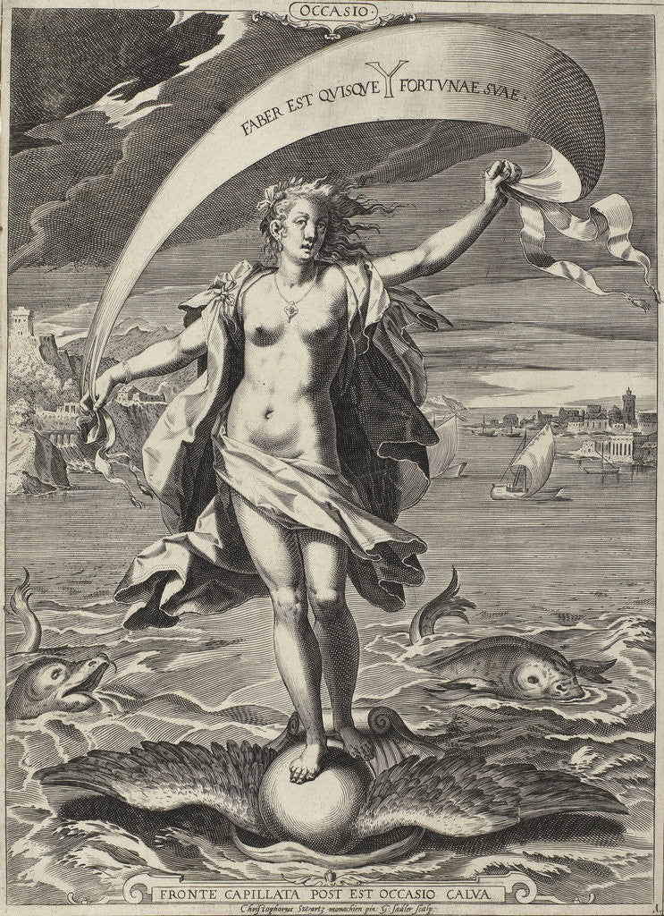 Detail of Occasion by Aegidius Sadeler