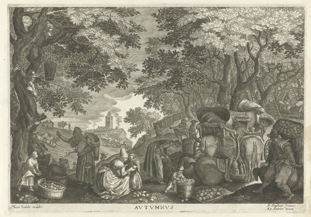 Detail of Fall by Marcus Christoph Sadeler