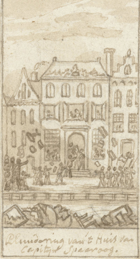 Detail of Allegory with the arrival of William IV by Anonymous