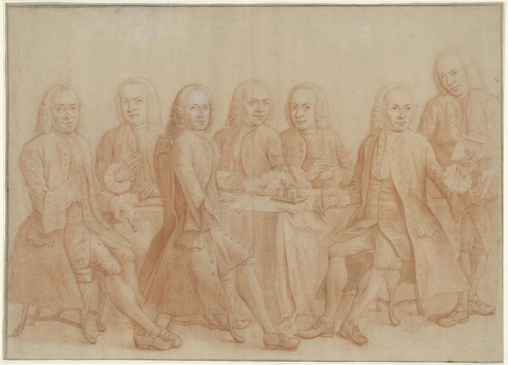 Detail of Session of regents by Pieter Louw