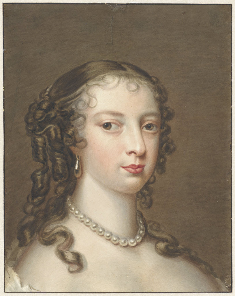 Detail of Portrait of a woman by Peter Lely