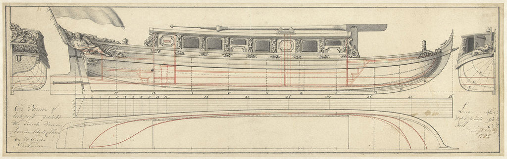 Detail of Design for a hunting trek by Anonymous