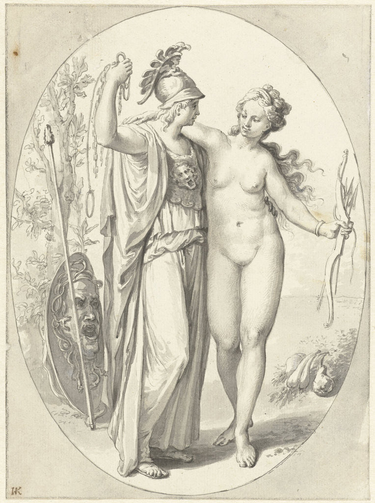Detail of Minerva and Venus by Anonymous