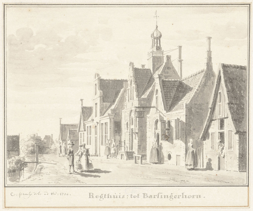 Detail of Barsingerhorn The Netherlands by Cornelis Pronk