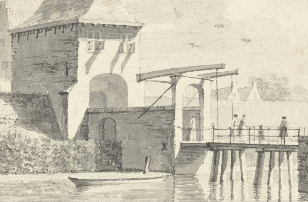 Detail of The IJsselpoort Oudewater The Netherlands by Hendrik de Winter