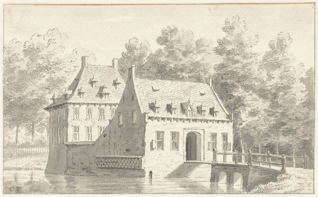 Detail of The House Druten in Gelderland The Netherlands by Cornelis Pronk