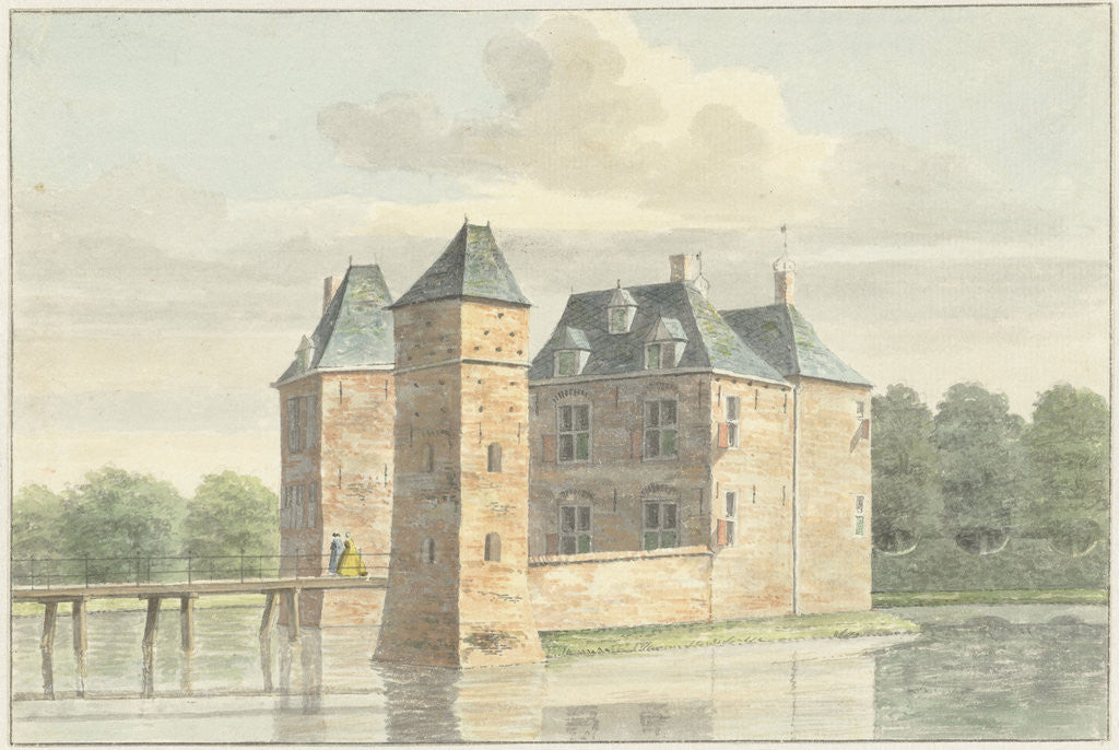 Detail of Castle Moersbergen at Doorn The Netherlands by Hendrik de Winter