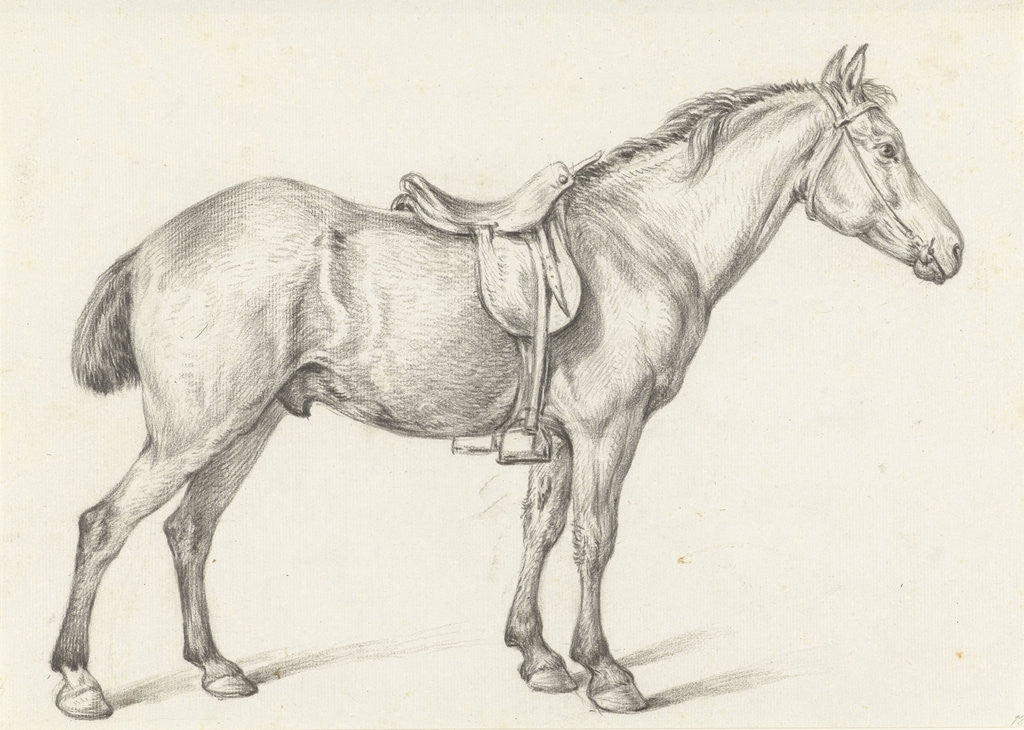 Detail of Standing horse by Jean Bernard