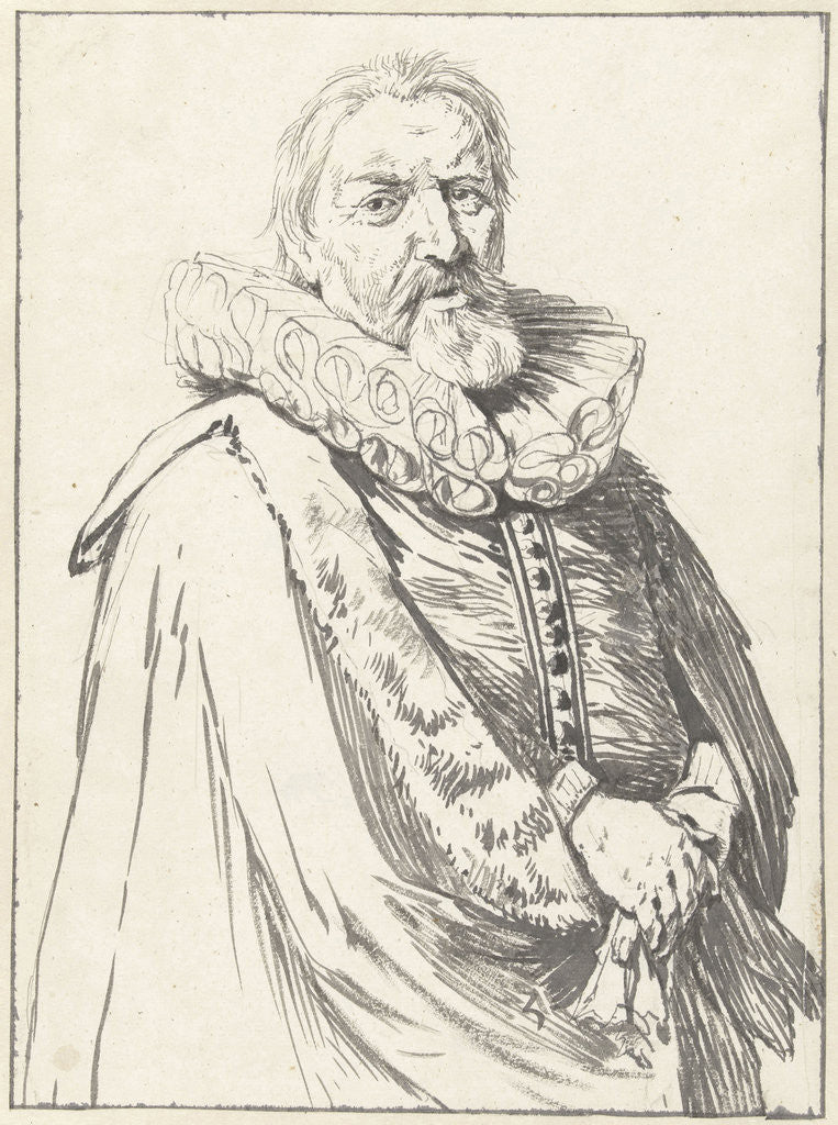 Detail of Portrait of Pieter Jacobsz. Olycan by Frans Hals
