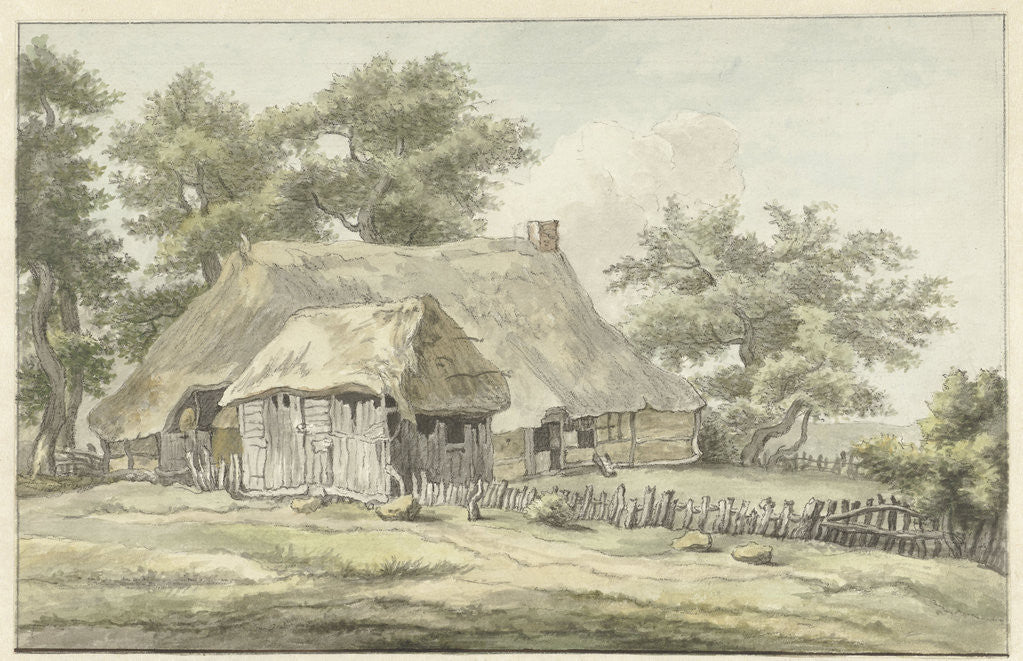 Detail of Farm in Eext by Egbert van Drielst