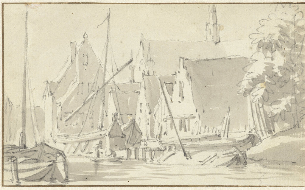 Detail of Cityscape by Anonymous