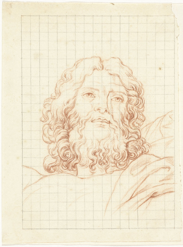 Detail of Head of resurrecting Christ by Bernard Picart