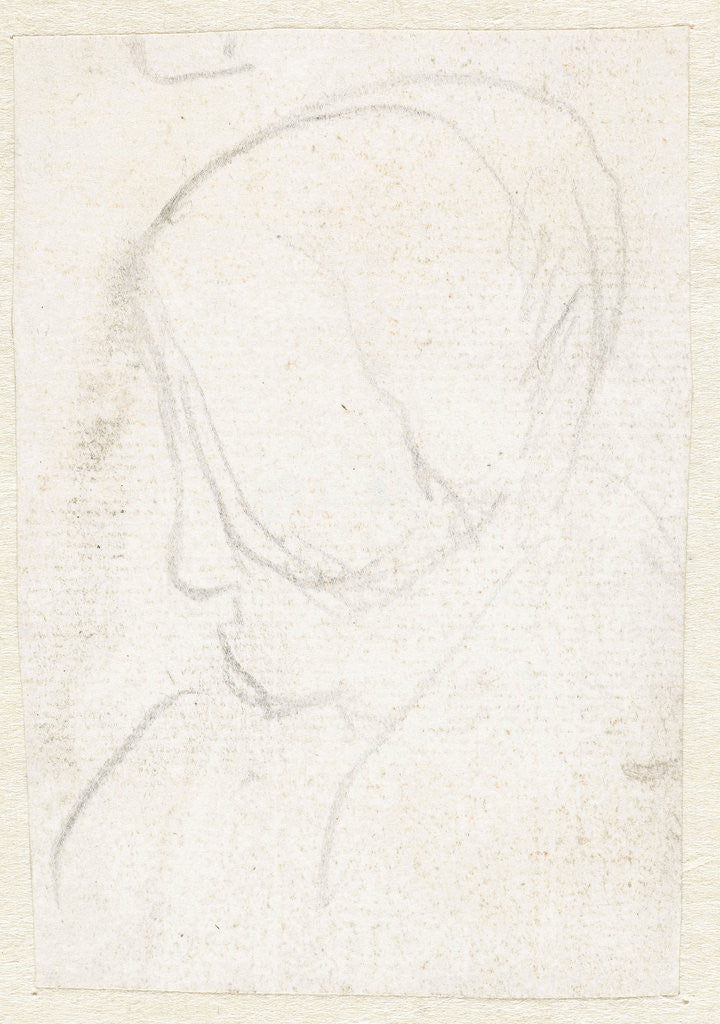 Detail of A Woman with hat by Simon Andreas Krausz