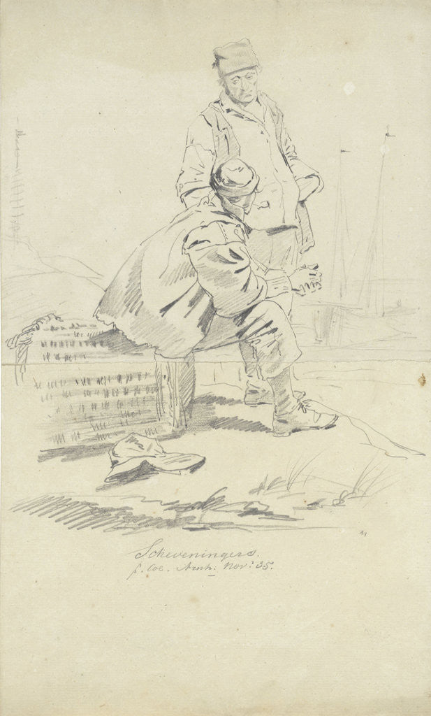 Detail of Scheveningen The Netherlands by Pieter van Loon