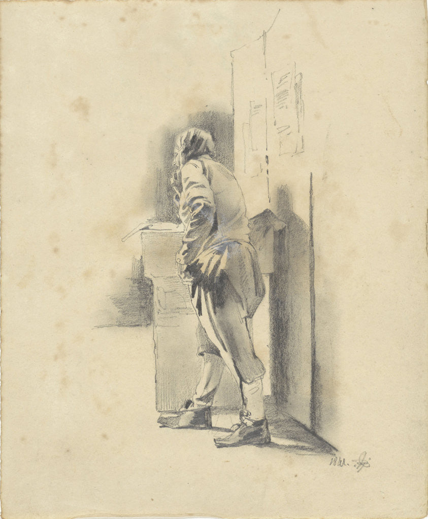 Detail of Standing man by Pieter van Loon