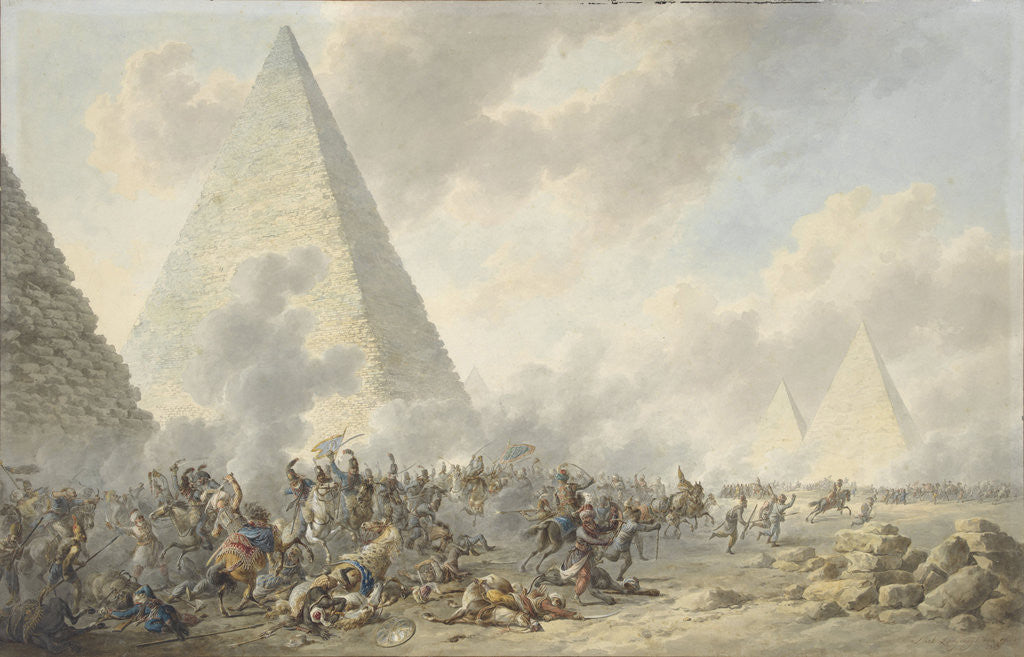 Detail of Battle of the Pyramids by Dirk Langendijk