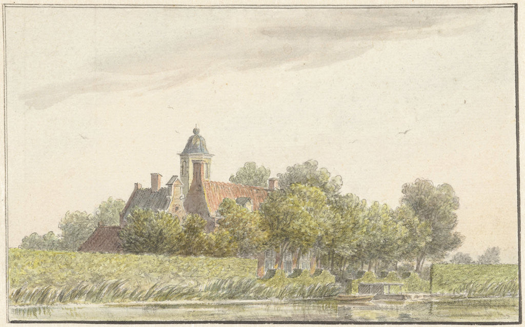 Detail of Peacock Garden at the Amstel Netherlands by Martinus van der Jagt