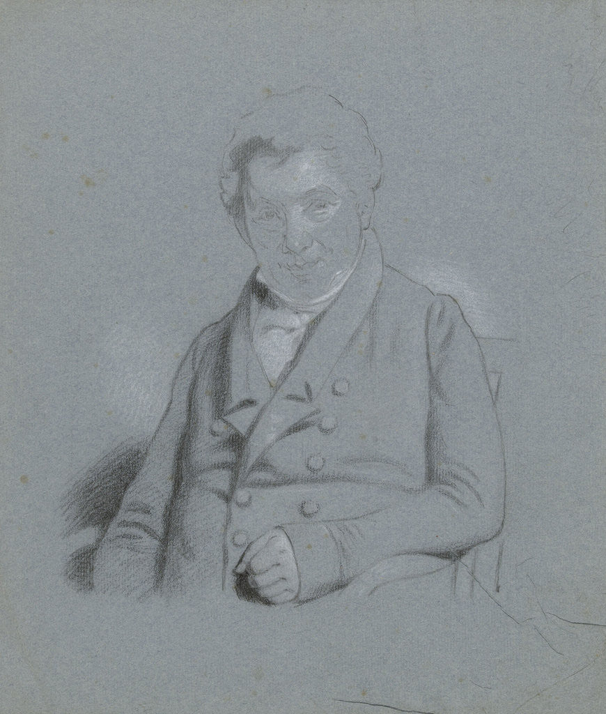 Detail of Portrait of a man by Charles Howard Hodges
