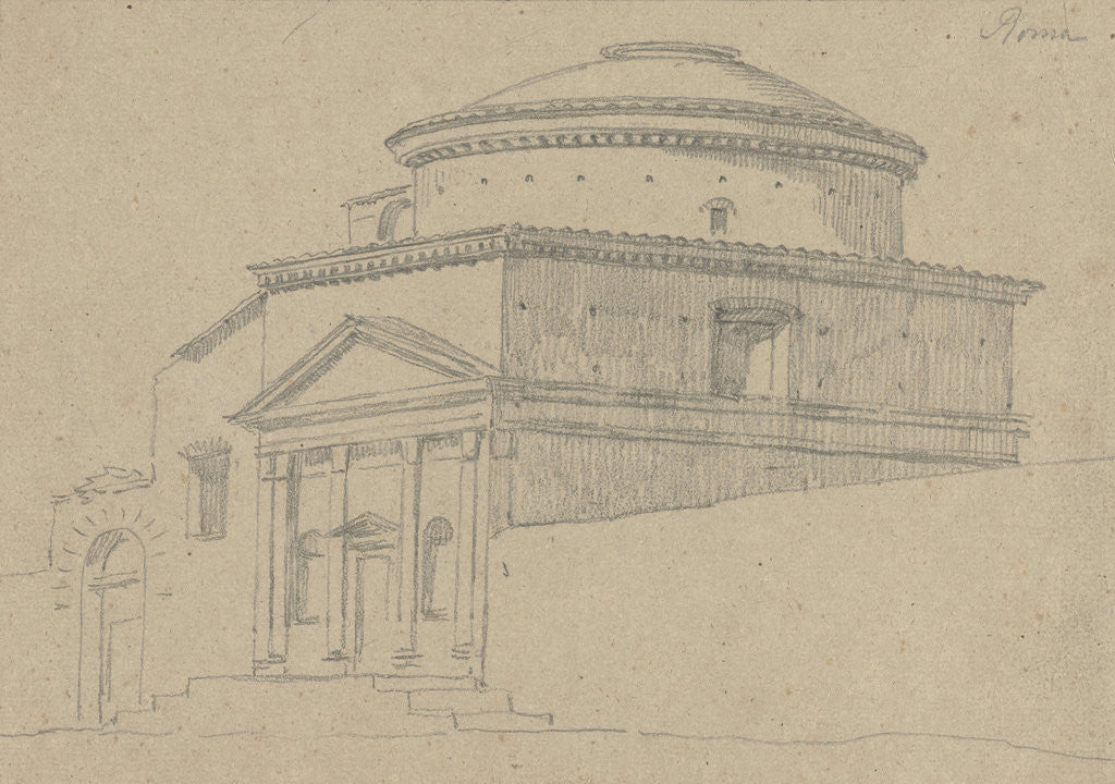 Detail of Church Sant'Andrea in Via Flaminia by Hendrik Voogd