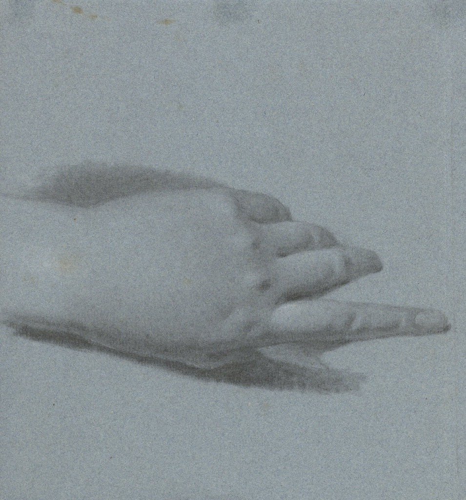 Detail of Study for the left hand of Nahuys Catherine by Wife of Mr. Rutger Jan Schimmelpenninck