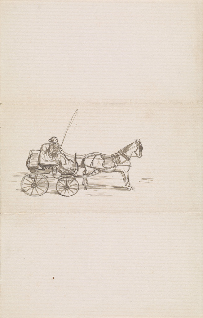 Detail of Waiting carriage by Willem de Famars Testas