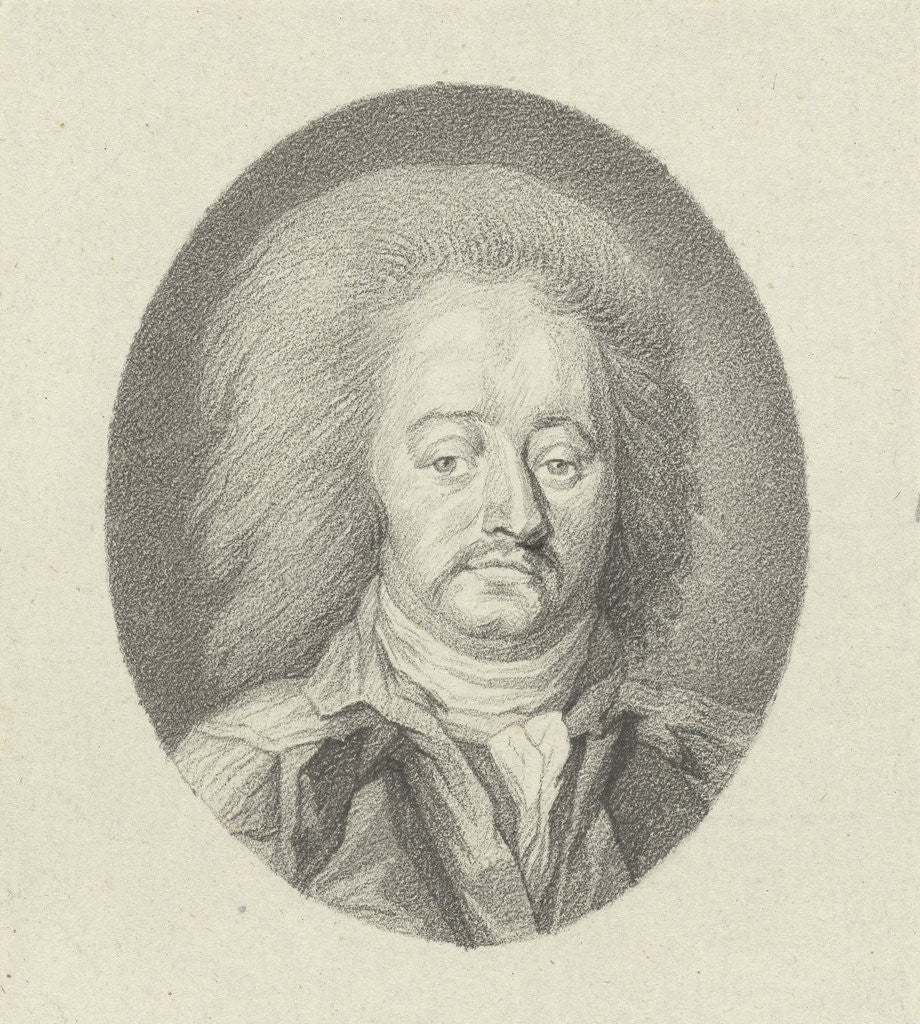 Detail of Portrait of the Rijngraaf van Salm by Johannes Cornelis Mertens