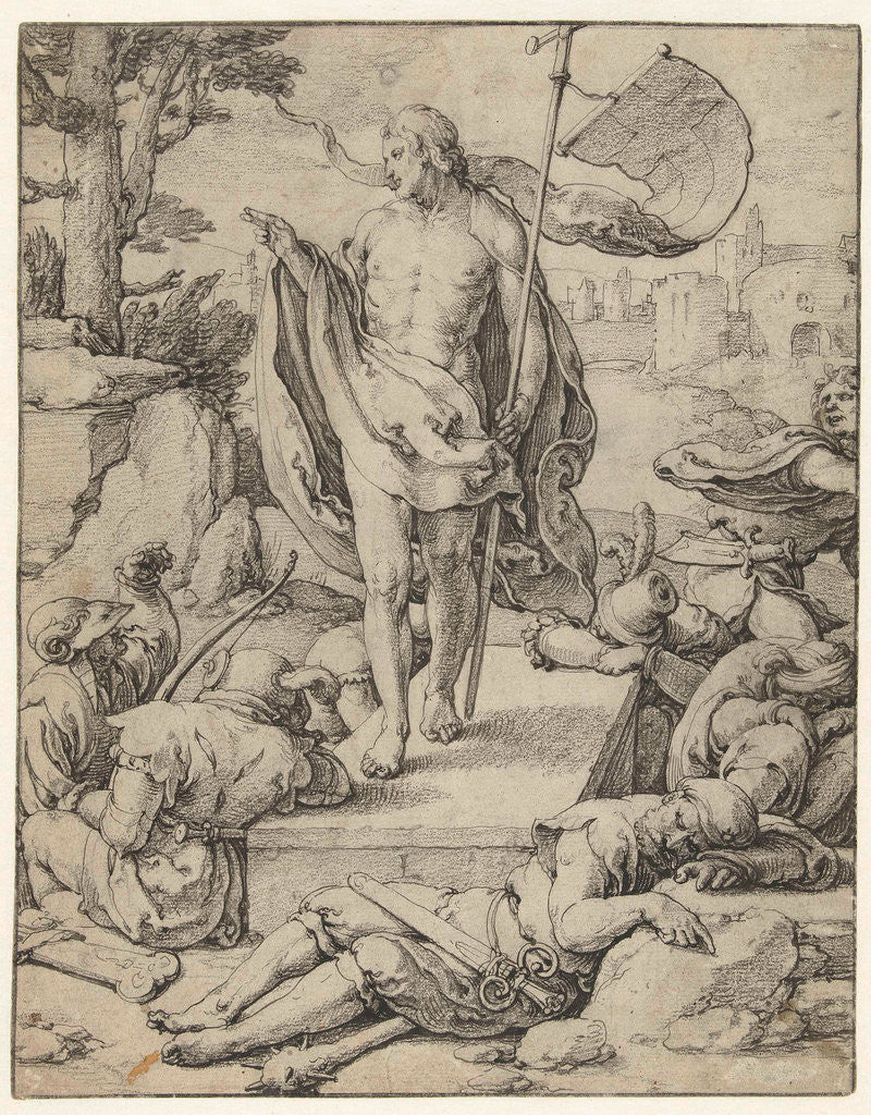 Detail of Untitled by Lucas van Leyden