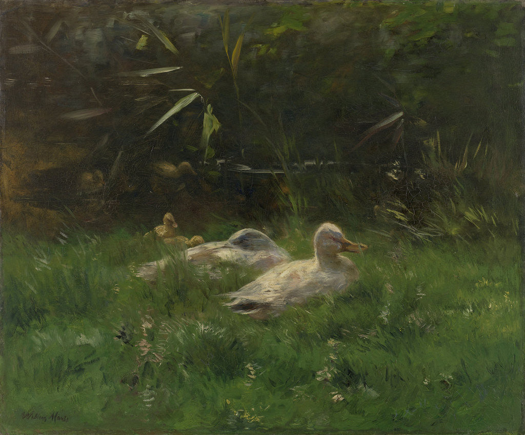 Detail of Ducks by Willem Maris