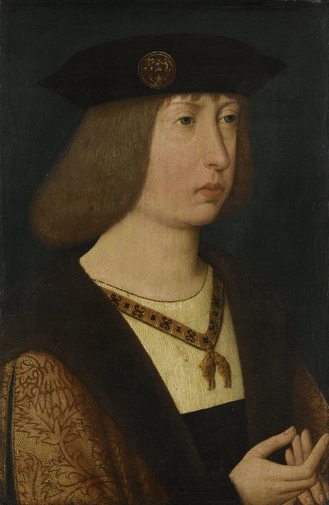 Detail of Portrait of Philip the Fair by Anonymous