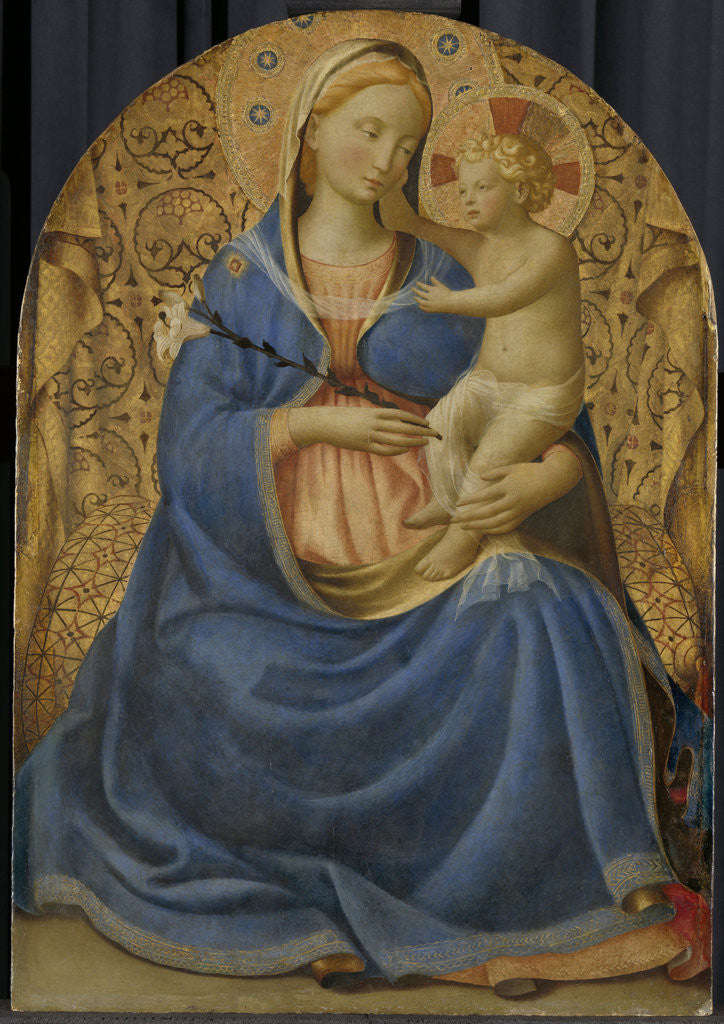 Detail of Madonna of Humility by Fra Angelico
