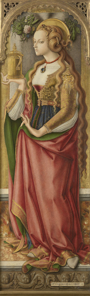 Detail of Mary Magdalene by Carlo Crivelli