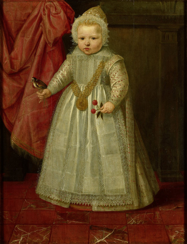 Detail of Portrait of a Boy by Anonymous