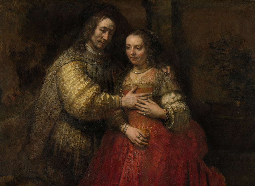 Detail of Isaac and Rebecca by Rembrandt Harmensz. van Rijn