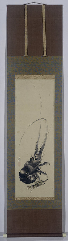 Detail of Langoustines by Mori Sosen