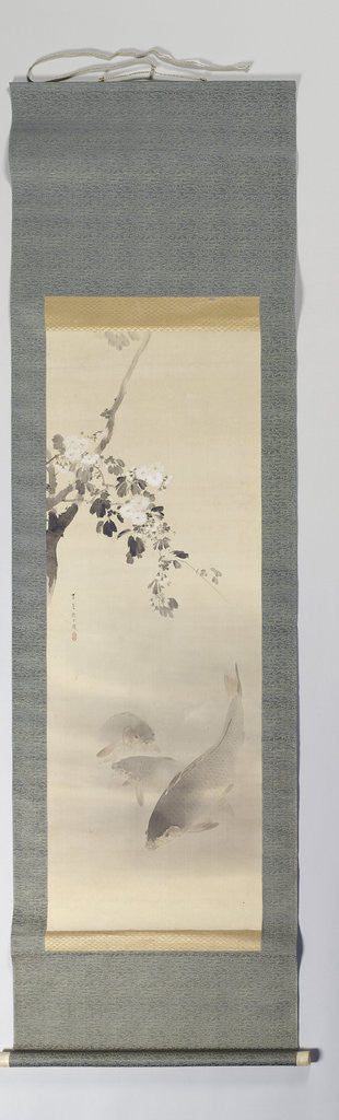 Detail of Four seasons spring by Watanabe Seitei