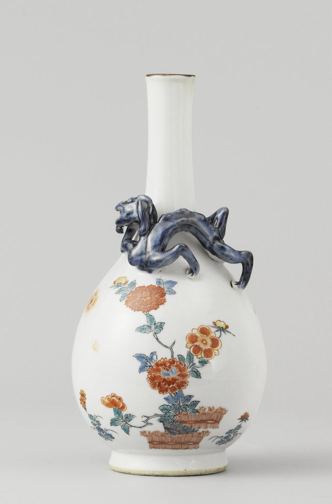 Detail of Vase, pear-shaped with long neck by Anonymous