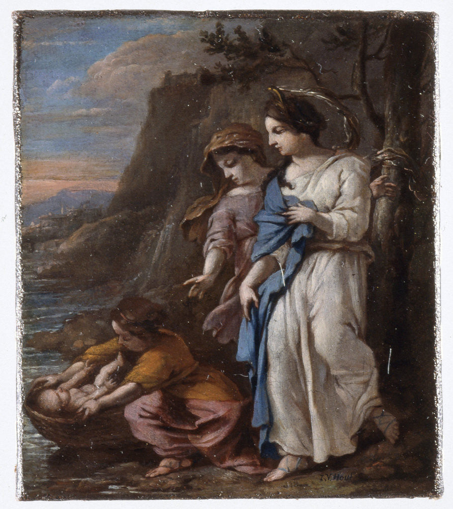 Detail of Finding of Moses by Johannes Voorhout I