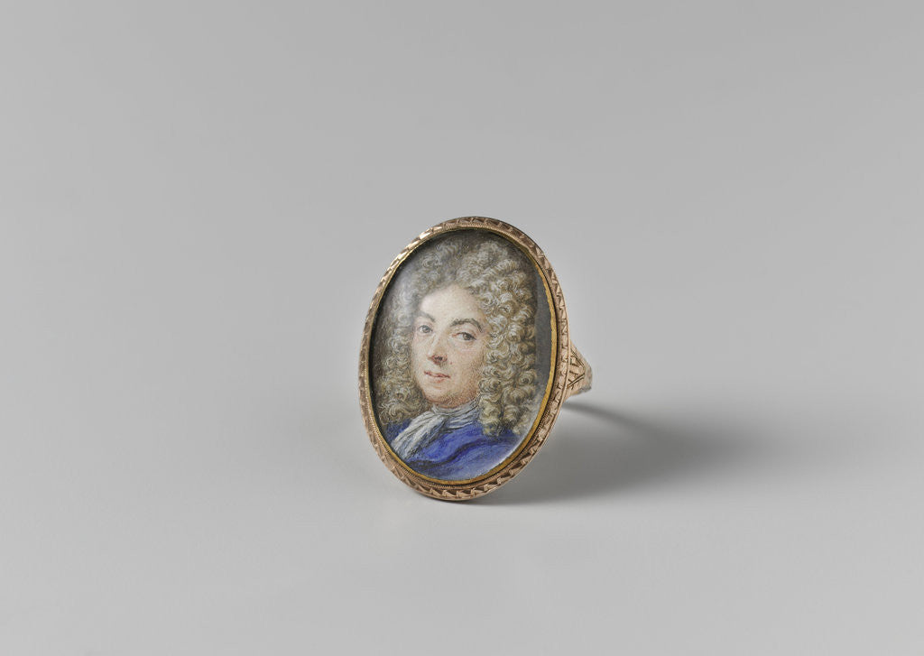 Detail of Ring with self-portrait, Bernard Picart by Anonymous