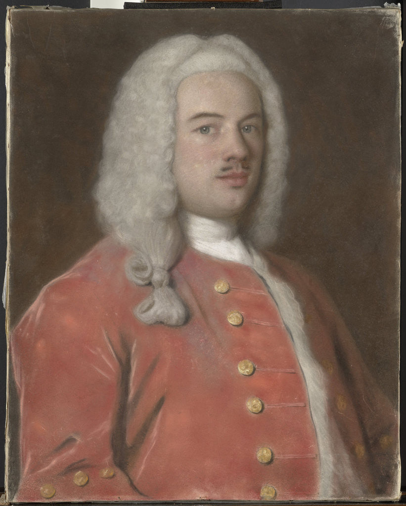 Detail of Portrait of Cornelis Calkoen by Jean-Etienne Liotard