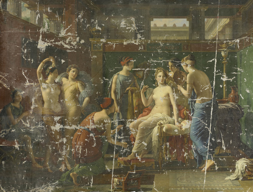 Detail of The Toilet of Psyche by Joseph Paelinck